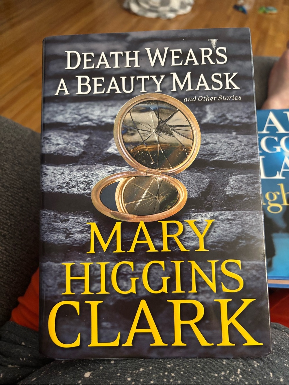 "Death Wears a Beauty Mask" Hardcover Book